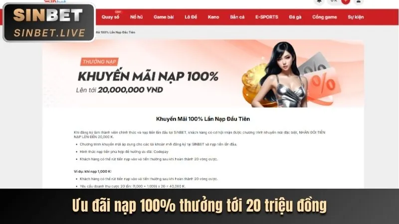Ưu đãi chào mừng thành viên mới khi đăng ký hello88 và nạp tiền lần đầu